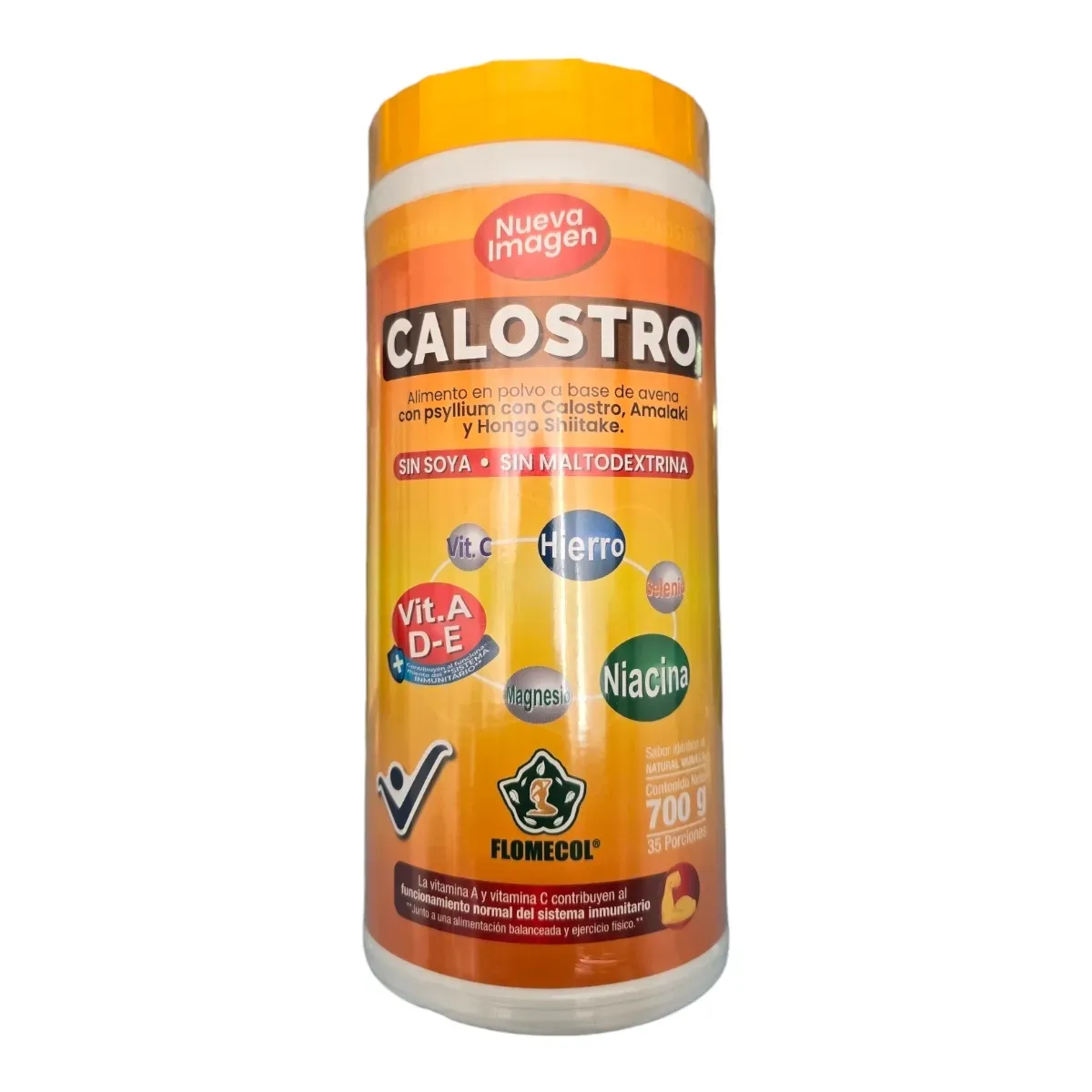 Calostro Bovino 700gr - Sin maltodextrina - Flomecol