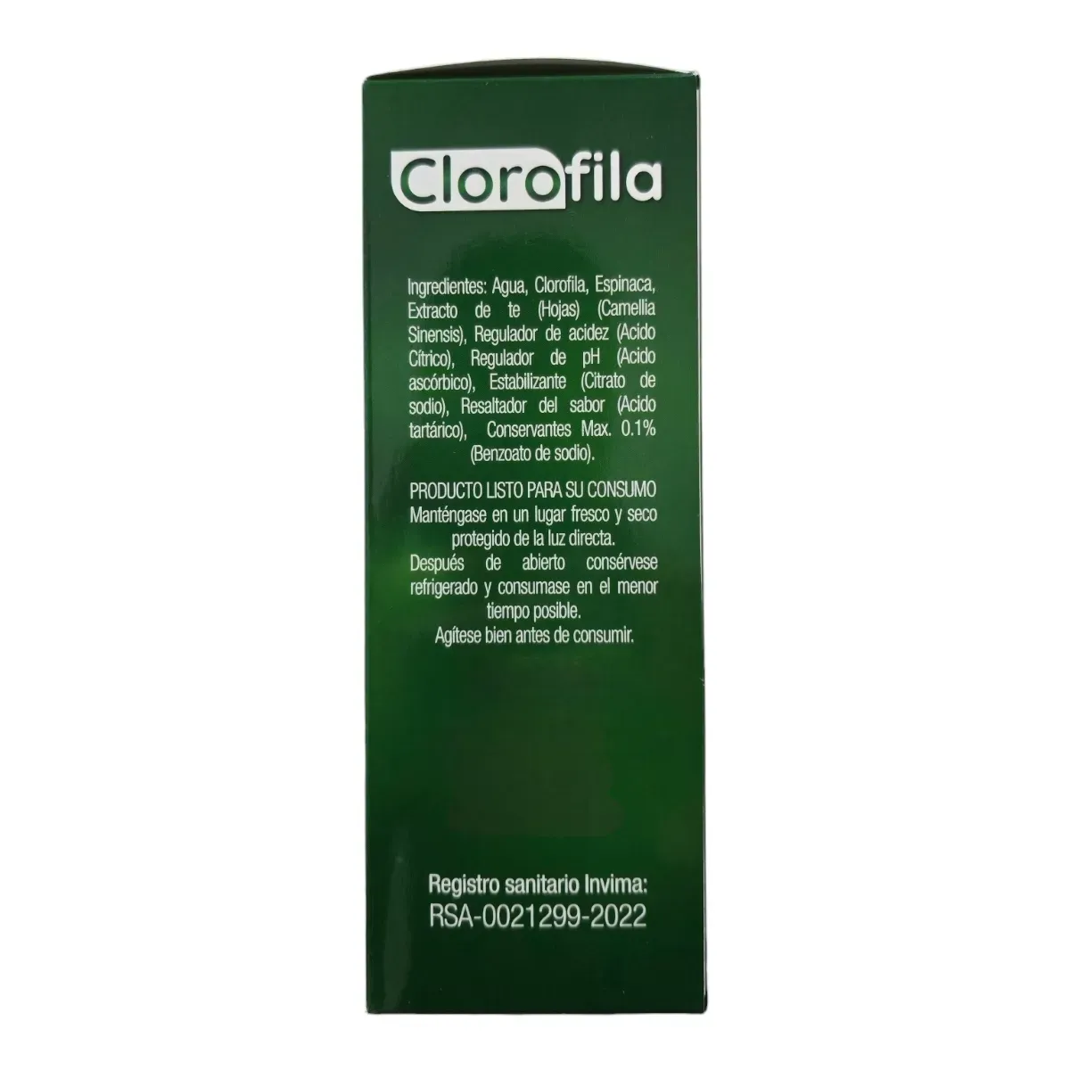 Clorofila Y Espinaca 500ml - Flomecol