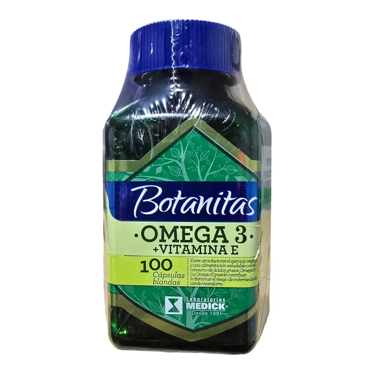 Omega 3 + Vitamina E X100 Capsulas - Botanicas - KIT