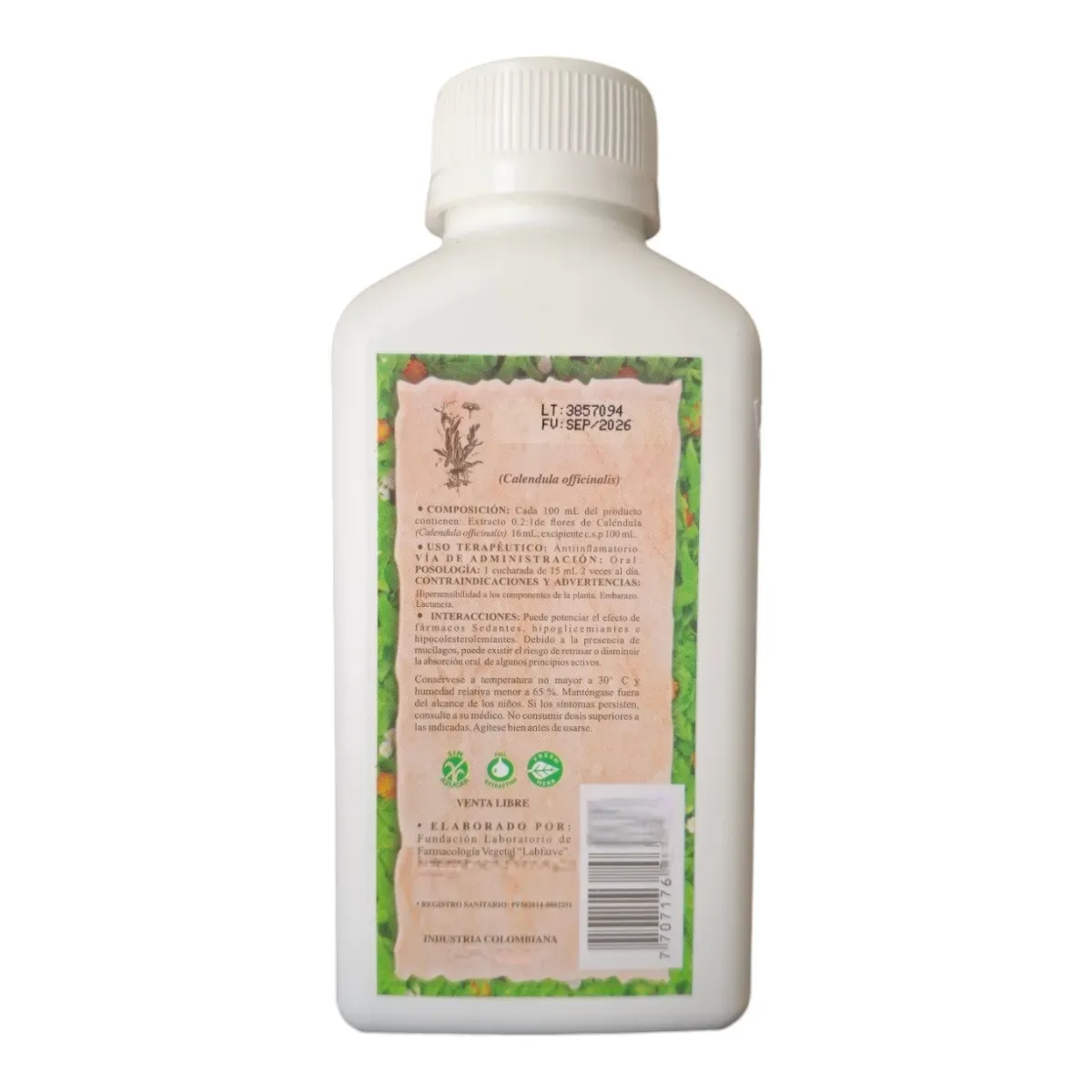 Calendula Jarabe X 360 Ml - Labfarve