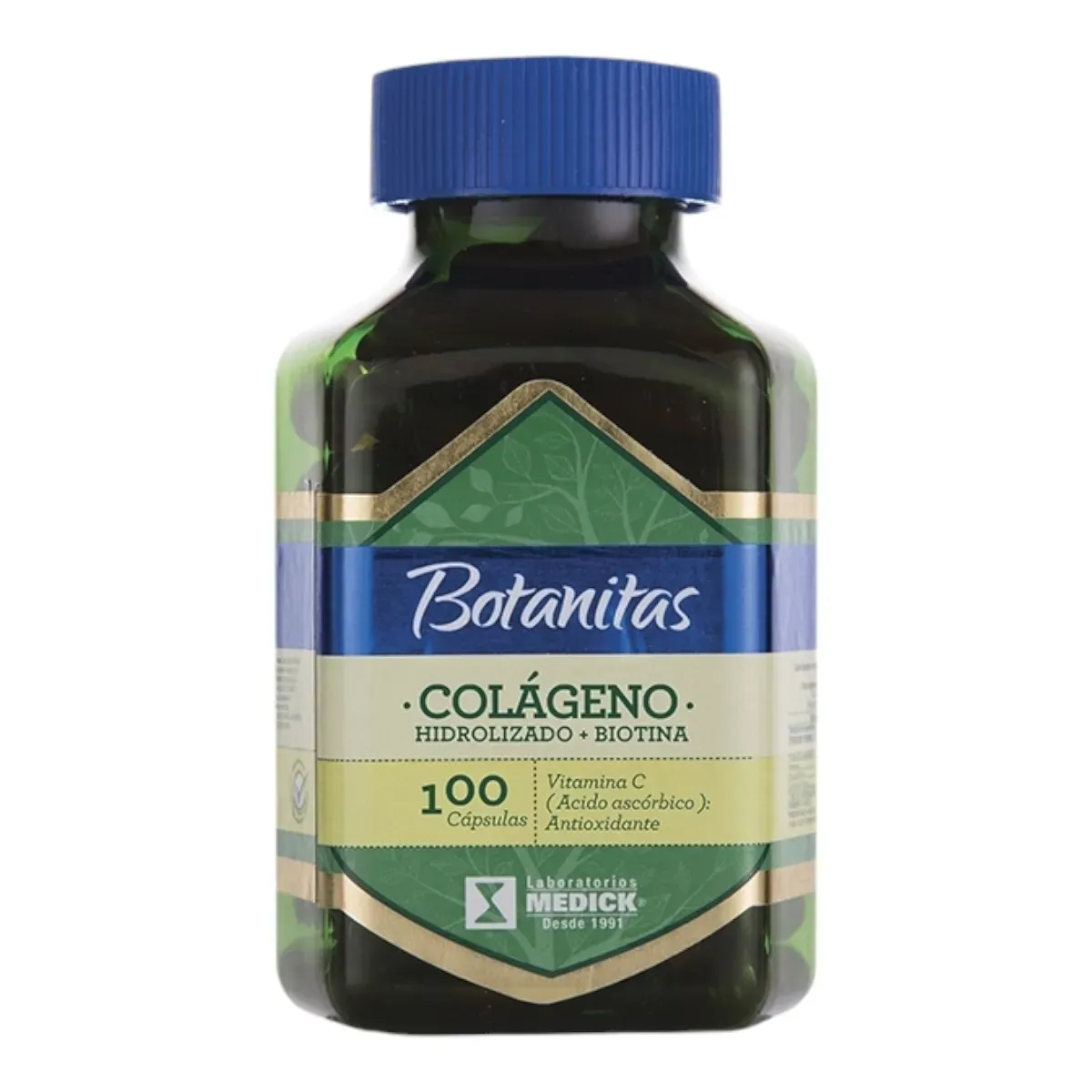 Colágeno Hidrolizado + Biotina - 100 Capsulas - Botanitas