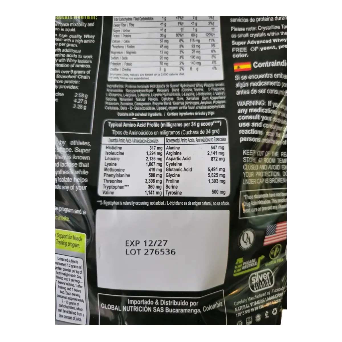 Whey Protein Isolate 2lb