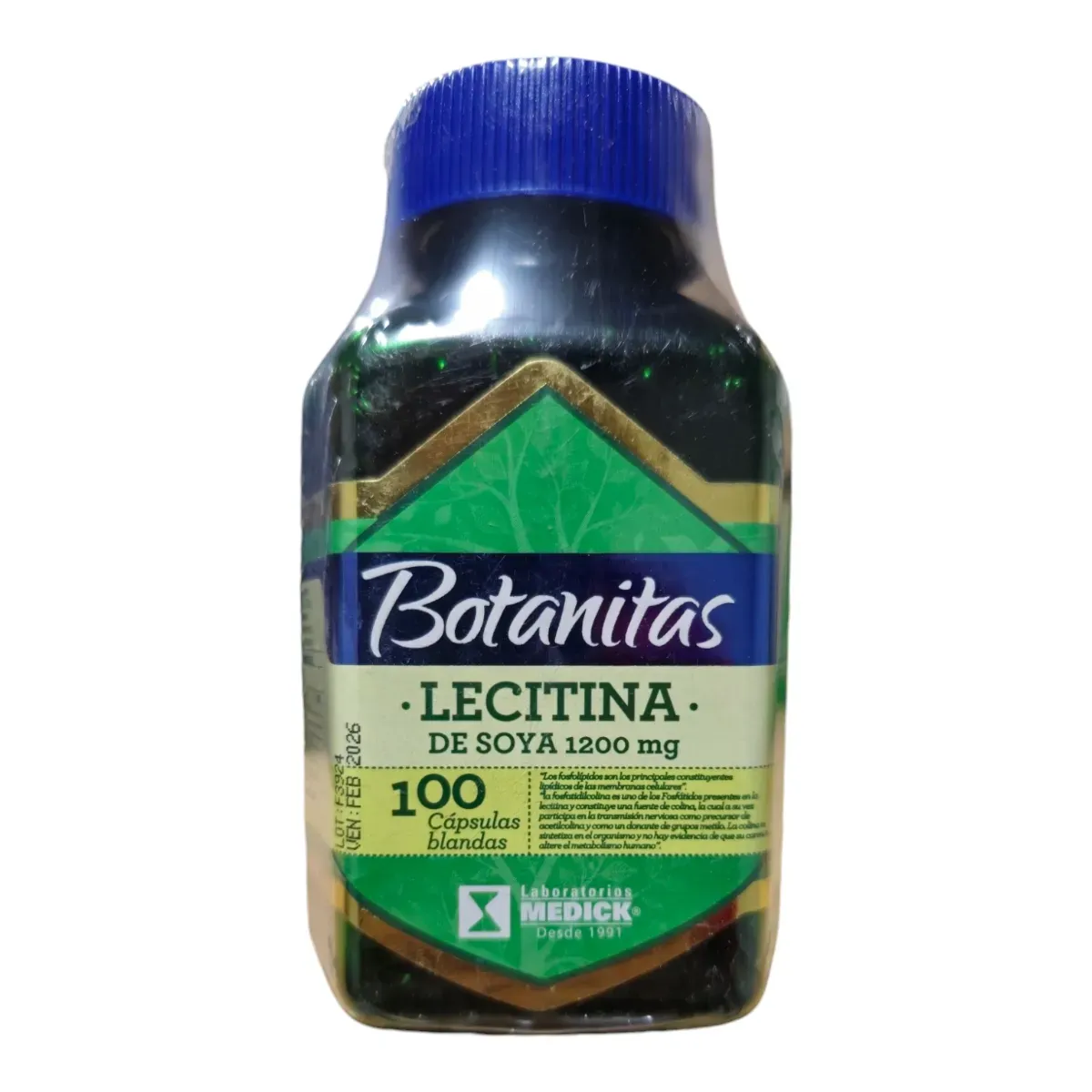 Lecitina De Soya 1200mg - Botanitas 