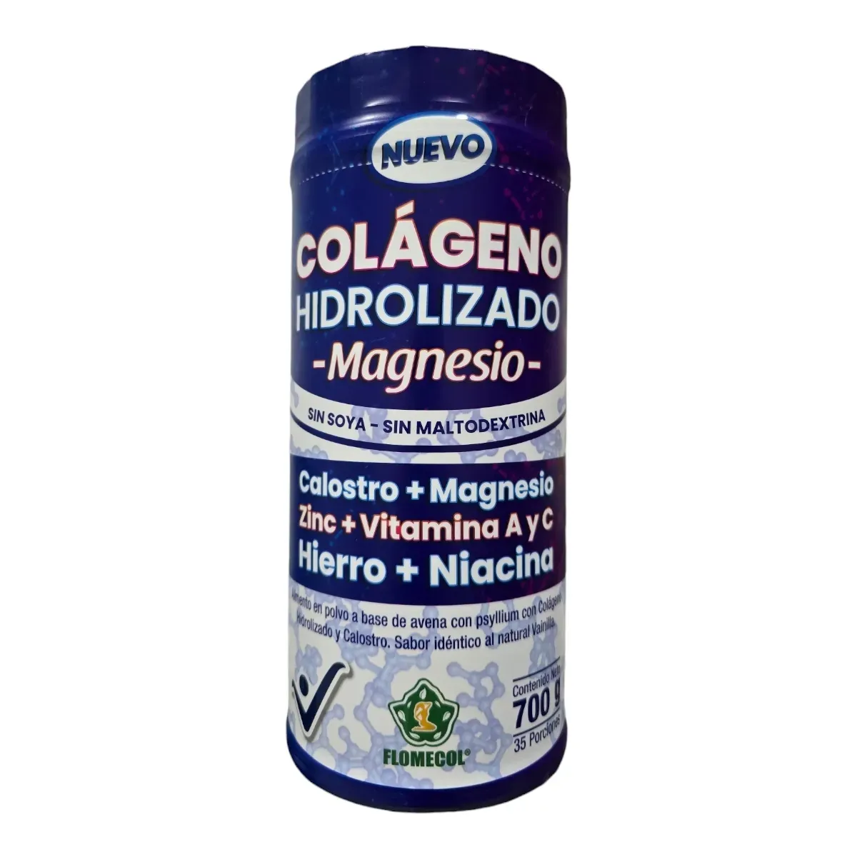 Colágeno Hidrolizado + Magnesio 700gr - Flomecol