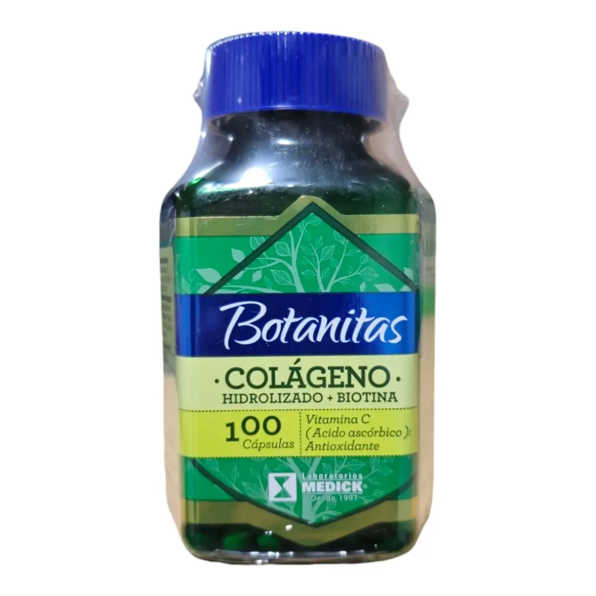 Colágeno Hidrolizado + Biotina - 100 Capsulas - Botanitas