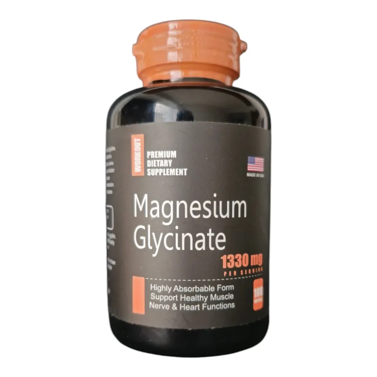 Glicinato de Magnesio - 1330mg - 100 Softgels