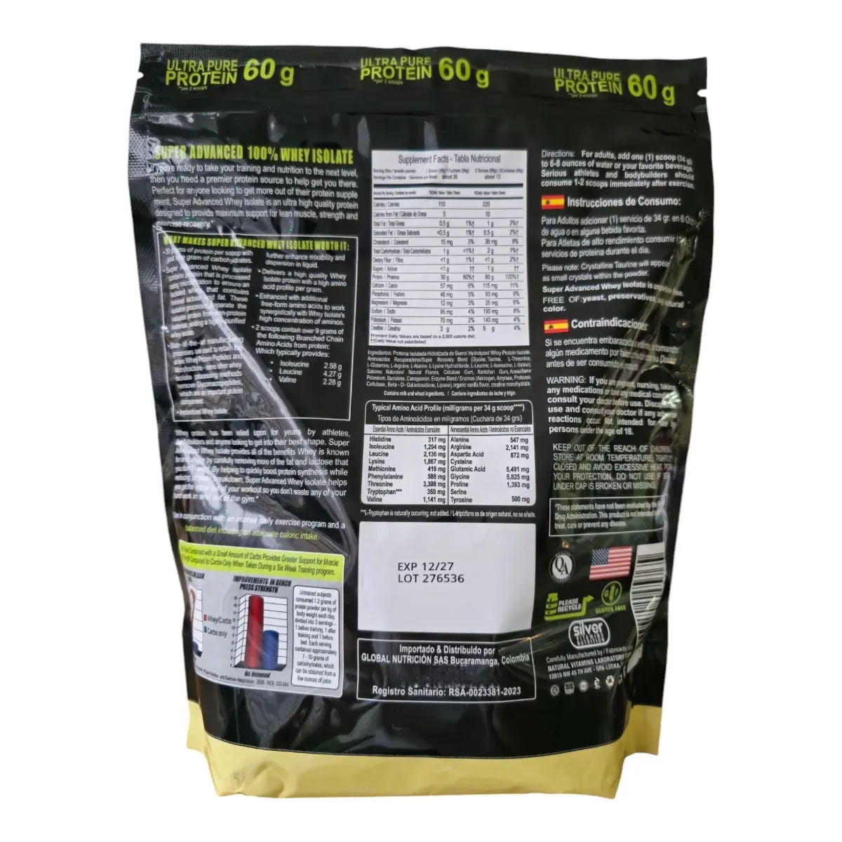 Whey Protein Isolate 2lb