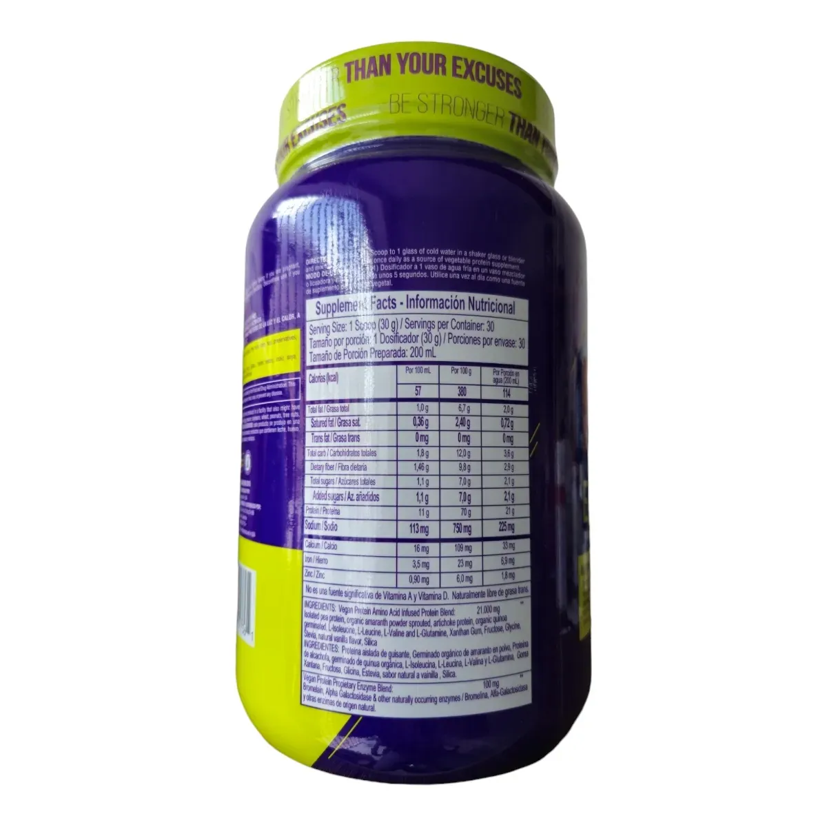 Proteína Vegana 910gr - Healthy Sports