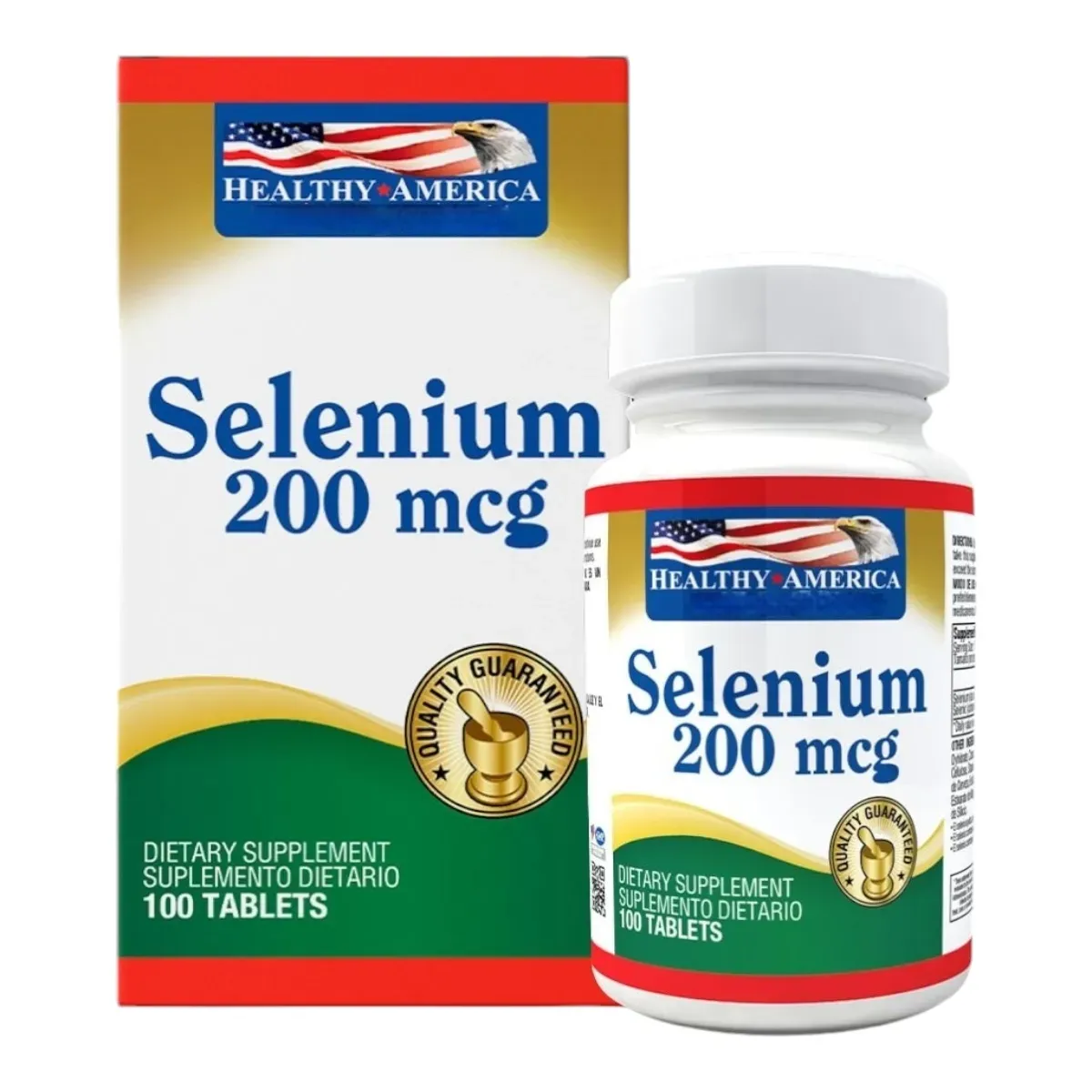 Selenium 200mcg X100 Healthy America