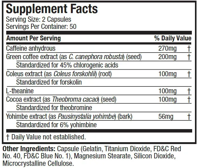 Hydroxycut Hardcore Elite Muscletech 100 capsulas