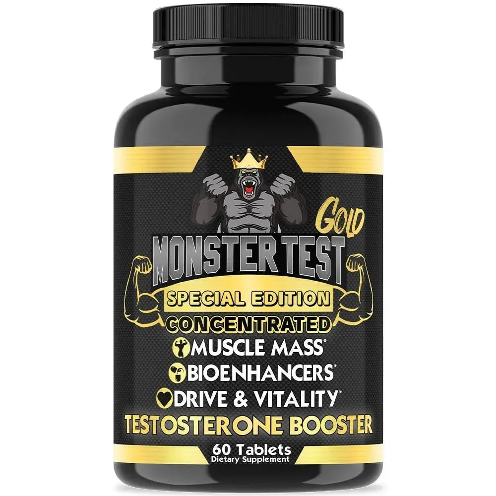 Monster Test Gold Edicion Especial 60 Capsulas