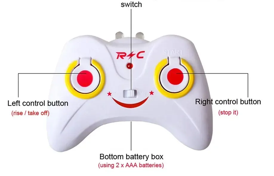 Mini Dron Teledirigido Recargable Helicóptero Para Niños