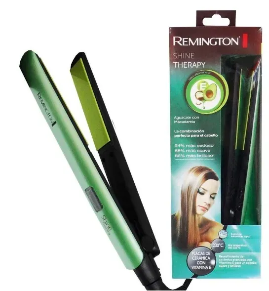 Plancha Alisadora Cabello Therapy Aguacate Remington S-9960