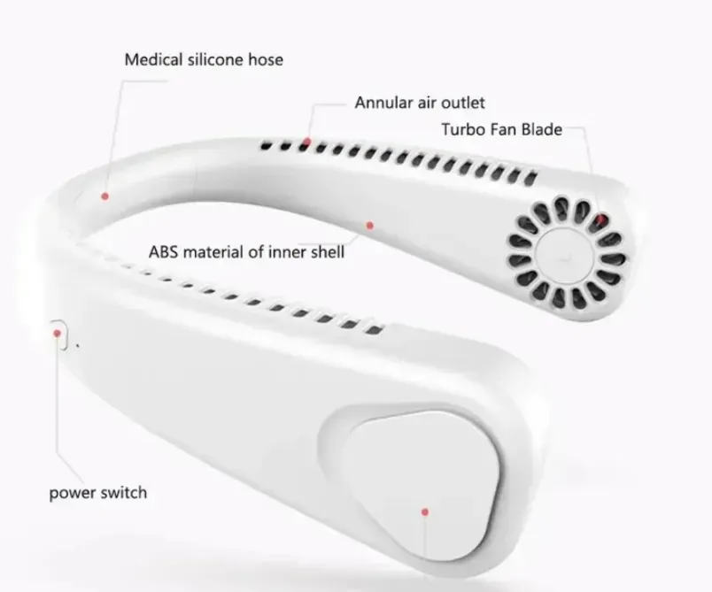 Mini Ventilador Facial Portátil Recargable De 3 Velocidades FK23D-49