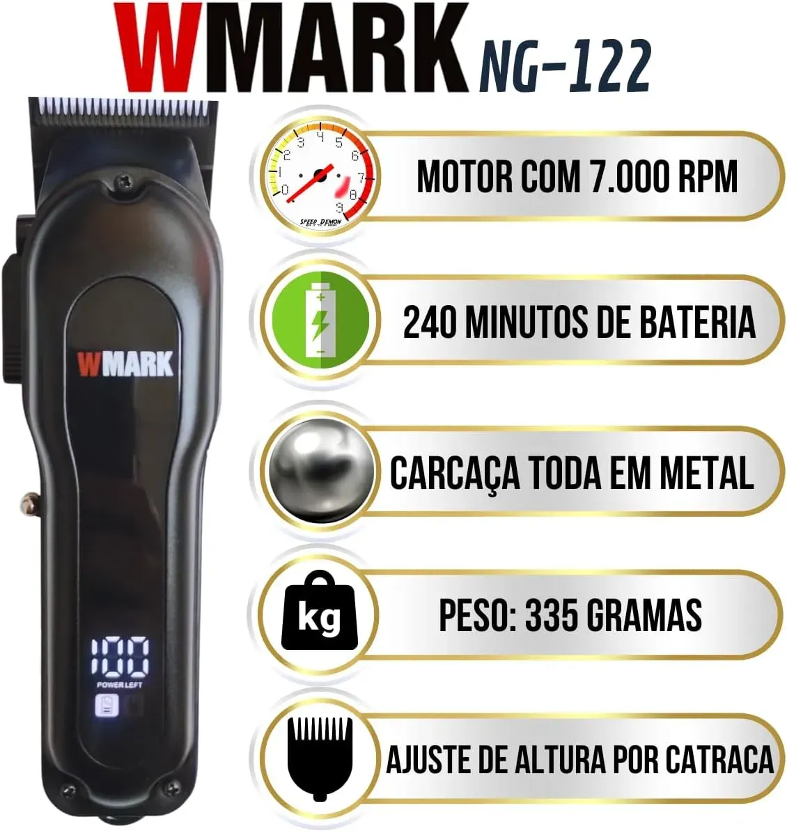 Hair Clipper WMARK NG-122