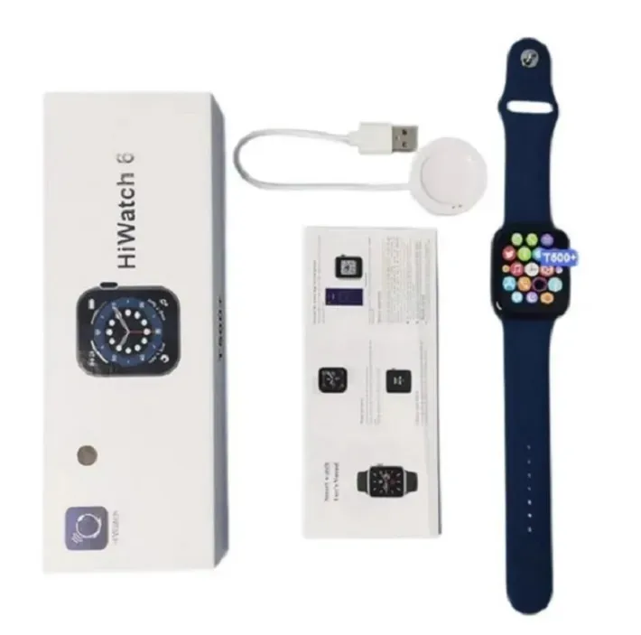 Reloj Inteligente Smartwatch T500 Pro Series 6 Azul Marino 1.1