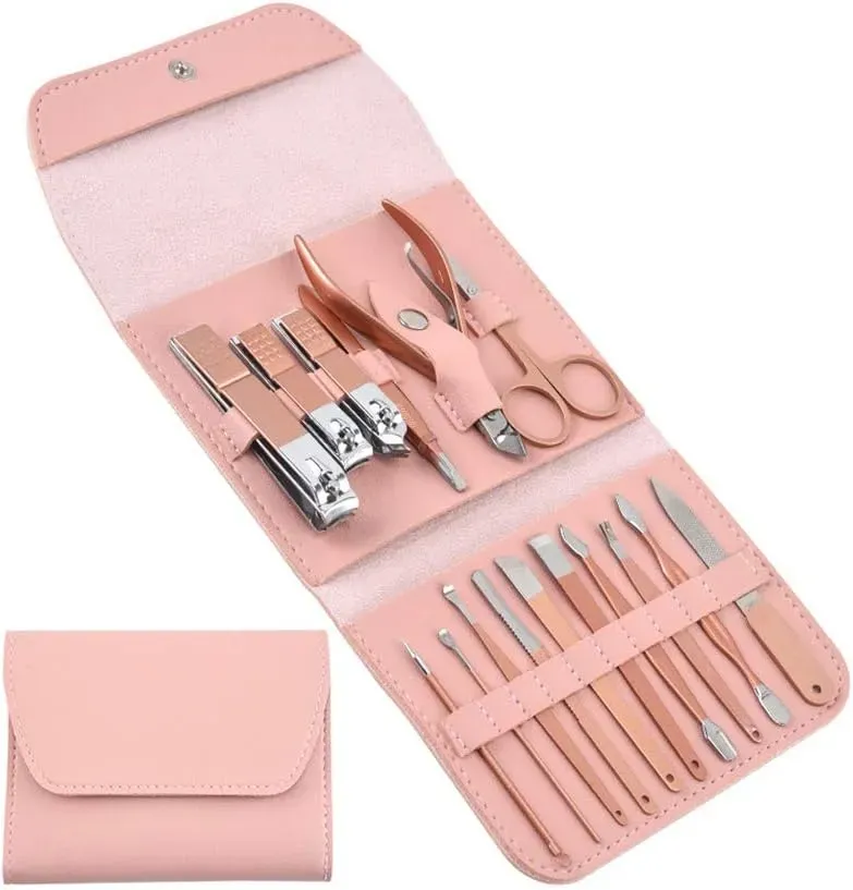 Set De Manicure Rosa