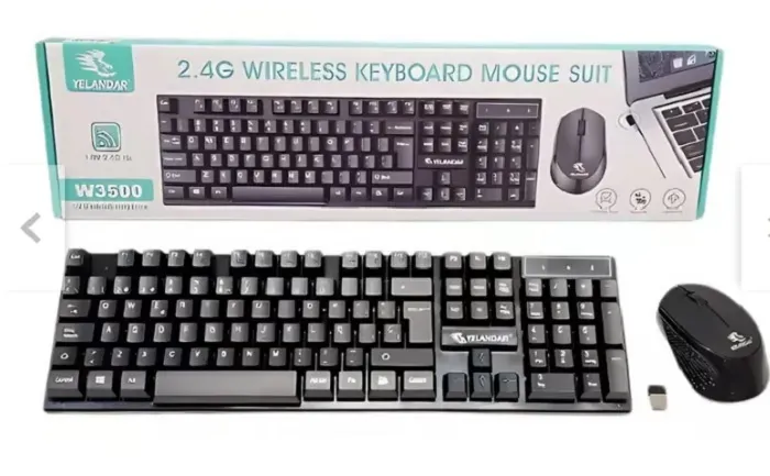 Combo Teclado y Mouse  Inalambrico W-3500