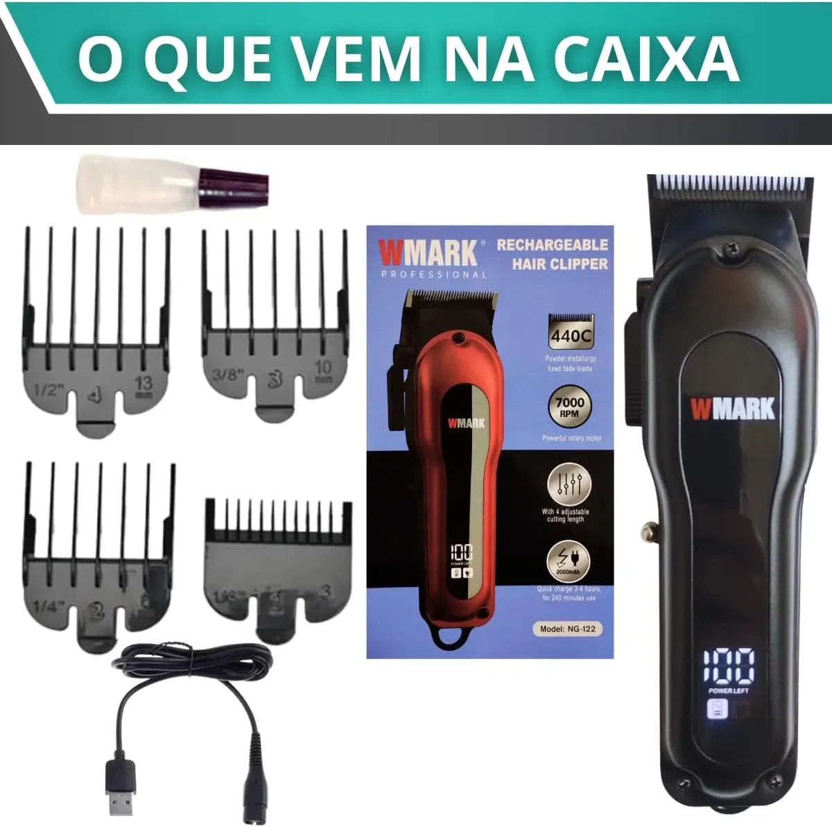 Hair Clipper WMARK NG-122