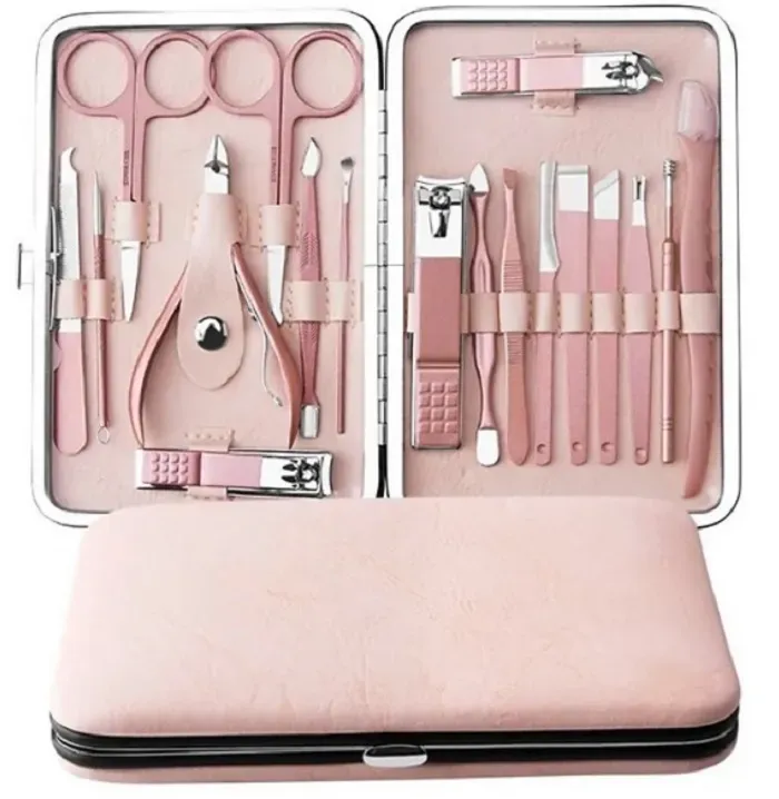 Estuche Set De Manicure Rosado