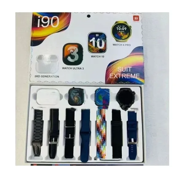 Combo Smart Watch I90 Suit Extreme 15 En 1