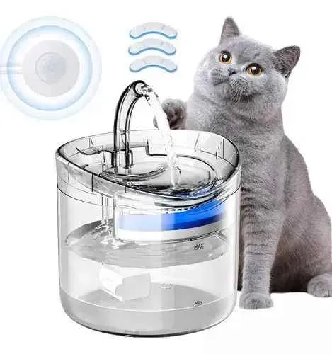 Fuente De Agua Movimiento Mascota Gato Perro