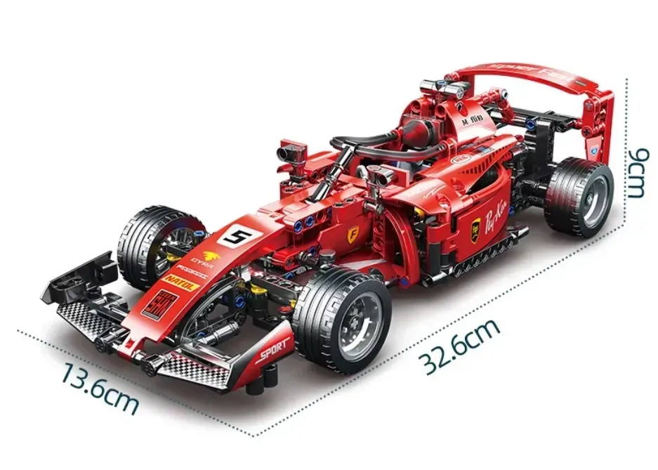 Juego De Construcción De Coches De Carreras RC F1 ToylinX