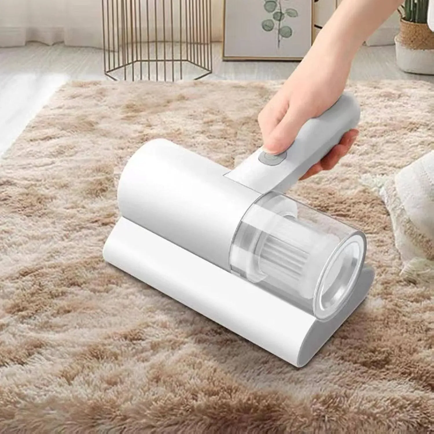 Aspiradora De Mano Inalámbrica Eléctrica Para El Hogar Limpieza De Ropa De Cama Ácaros