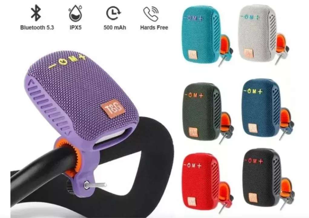 Altavoz Estéreo Inalámbrico Para Bicicleta y motocicleta, Portátil, Tipo C, USB, Recargable,Impermeable TG-392