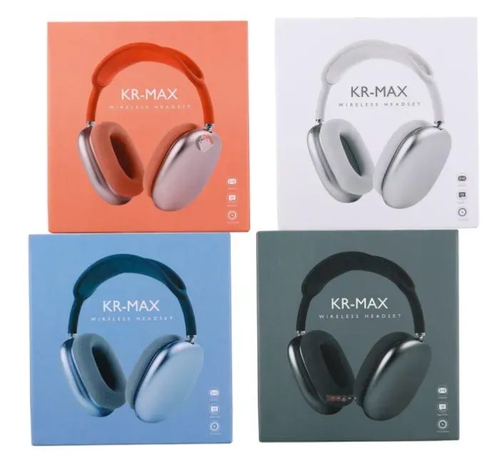 Audífonos Diadema Inalámbrica Bluetooh Kr-max