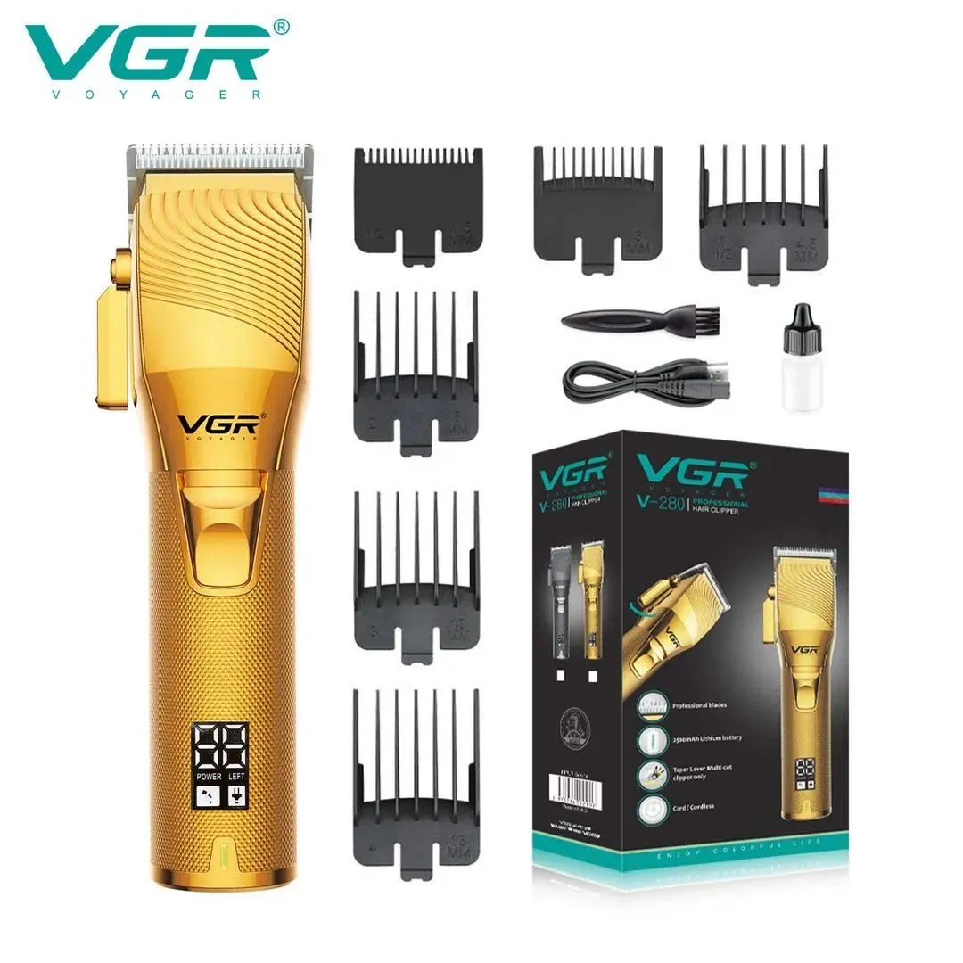 Máquina De Peluquería VGR 280 Potencia y Precisión Para Cortes Profesionales