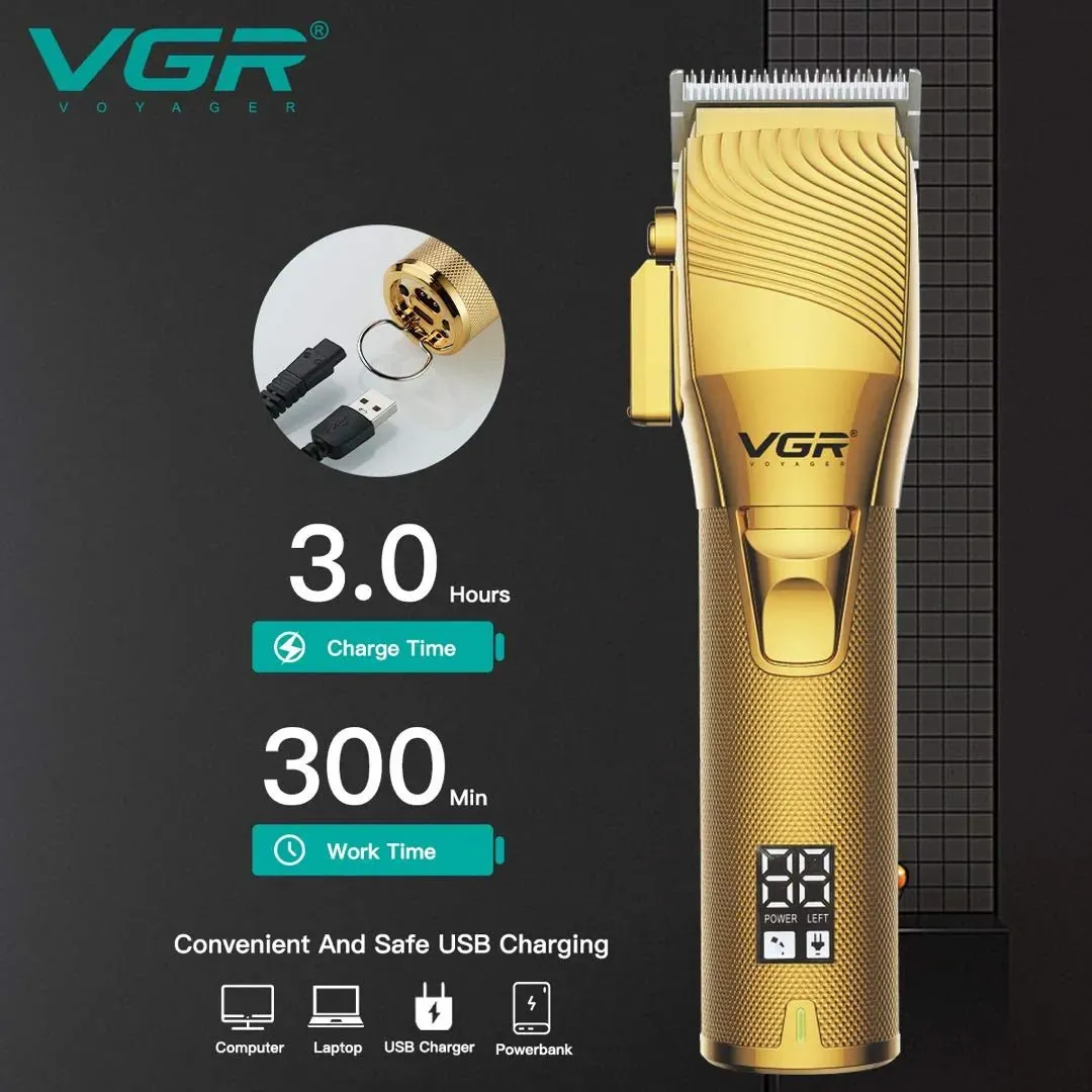 Máquina De Peluquería VGR 280 Potencia y Precisión Para Cortes Profesionales