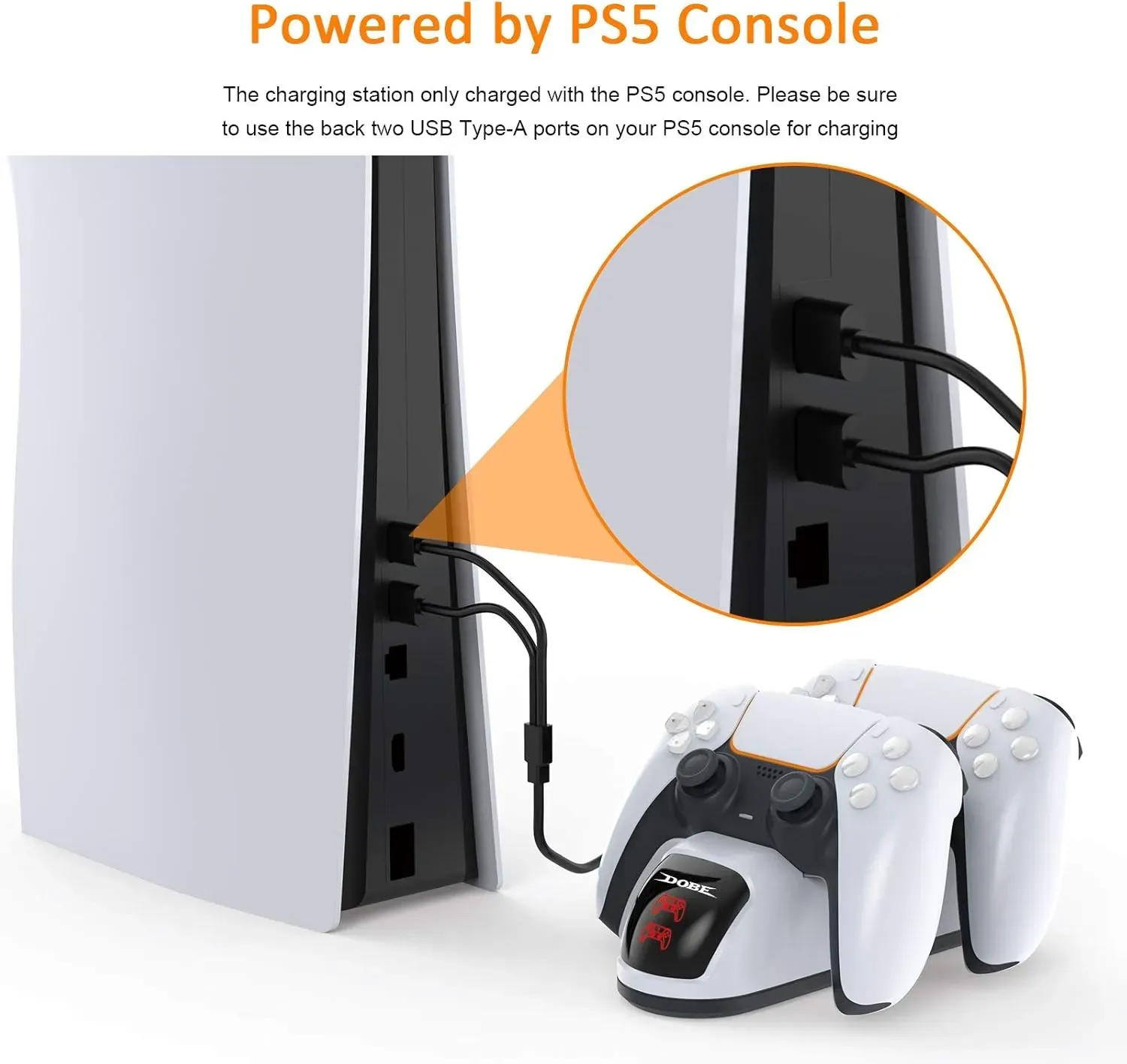 Base Carga Para Control Play PS5