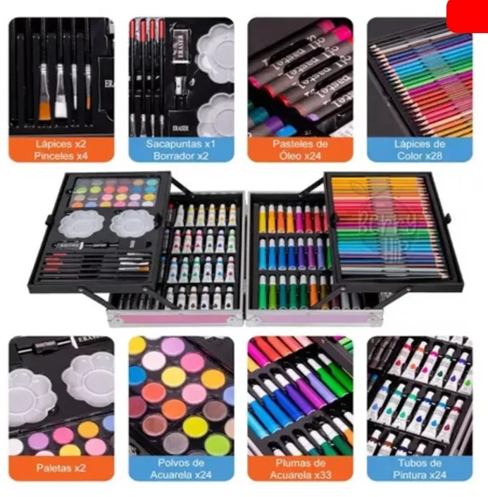 Set De Arte Metálico 145 PCS