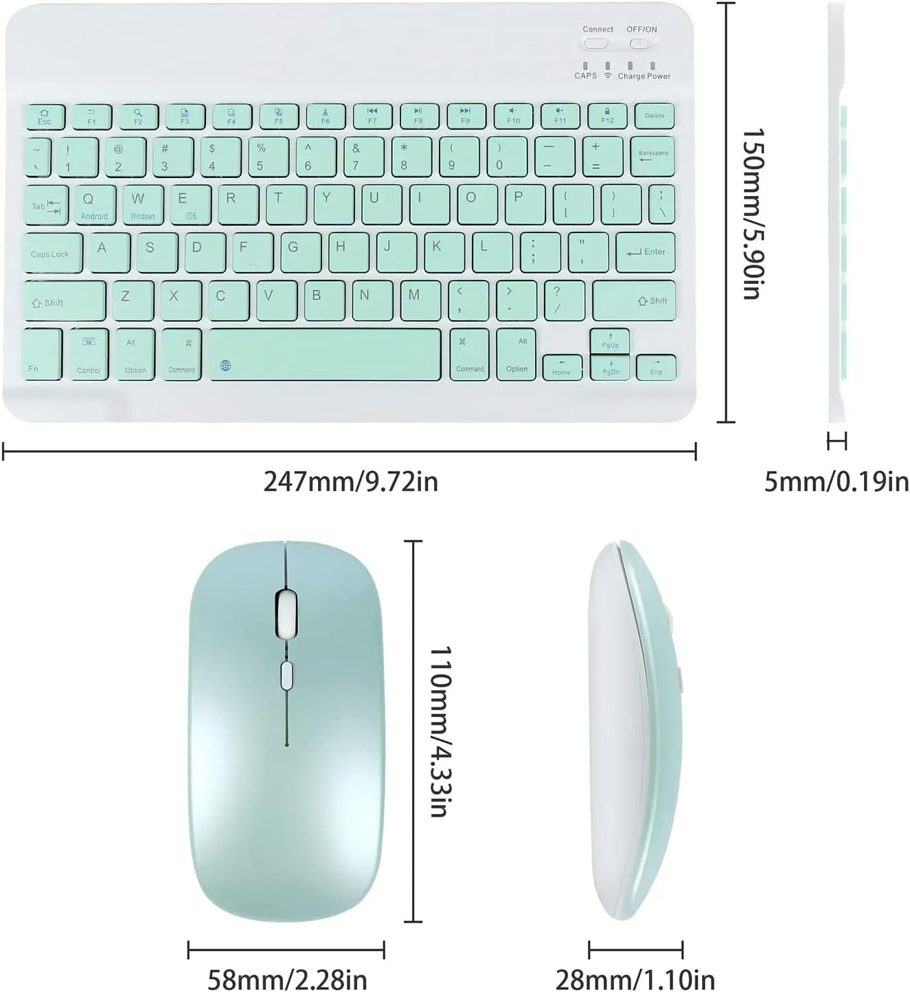 Combo Teclado y Mouse  AN-030 Inalambrico