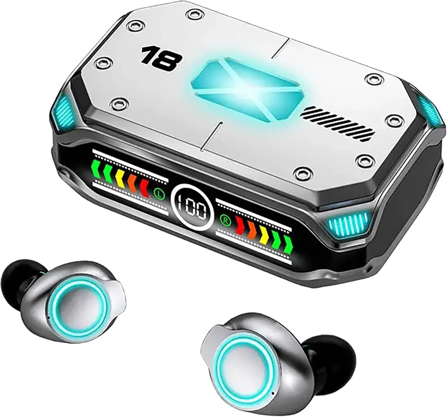 Auriculares Bluetooth M43 con iluminación RGB