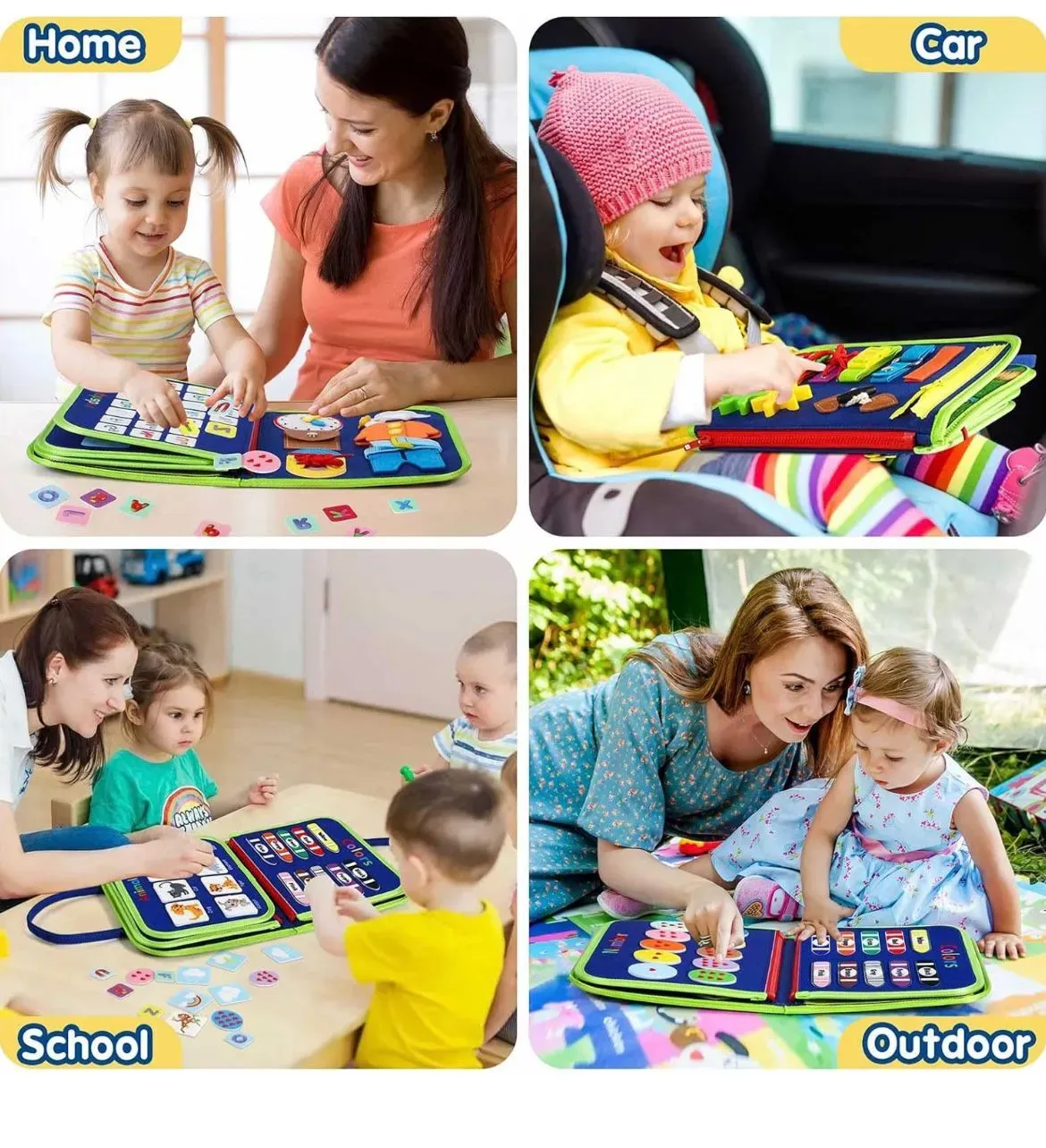 Libro Sensorial Montessori Para Bebes 