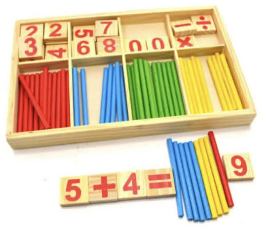 Caja Matemática Madera para Niños