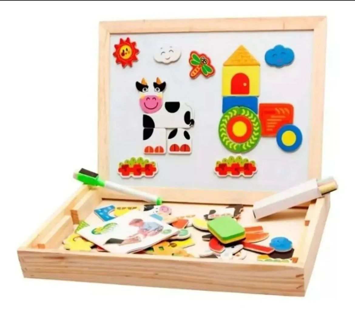 Caja Tablero Multifuncional Para Niños 