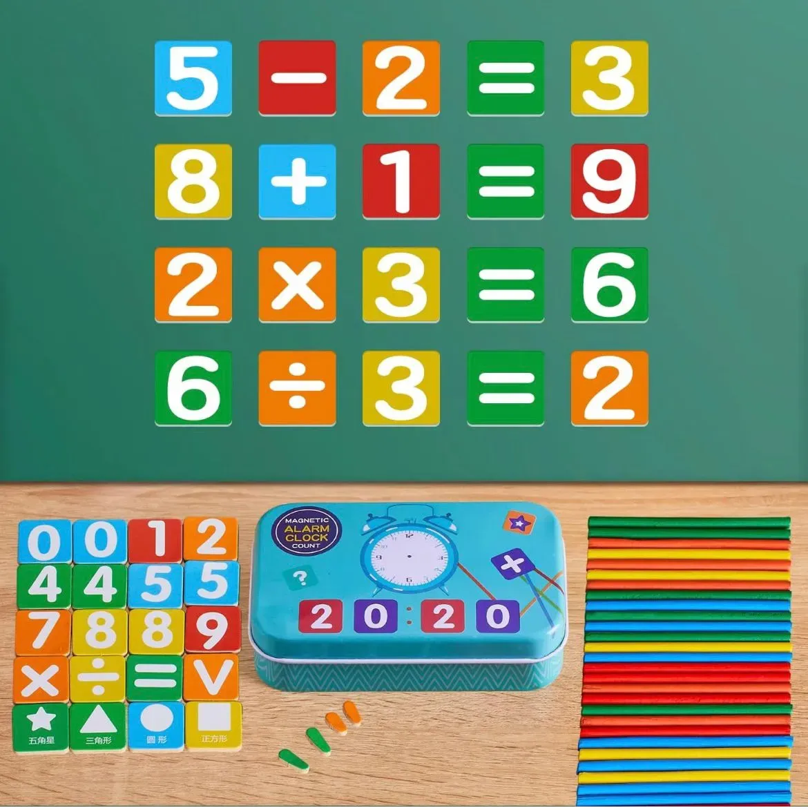 Caja Matemática Imantada para Niños 