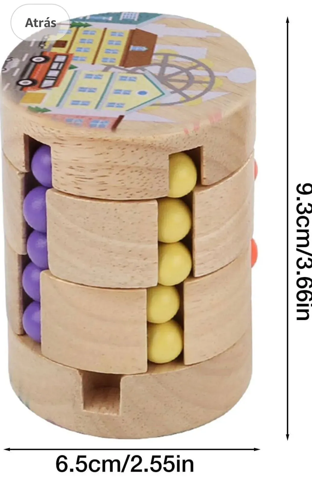  Rubik Cilindro Juego Lógico