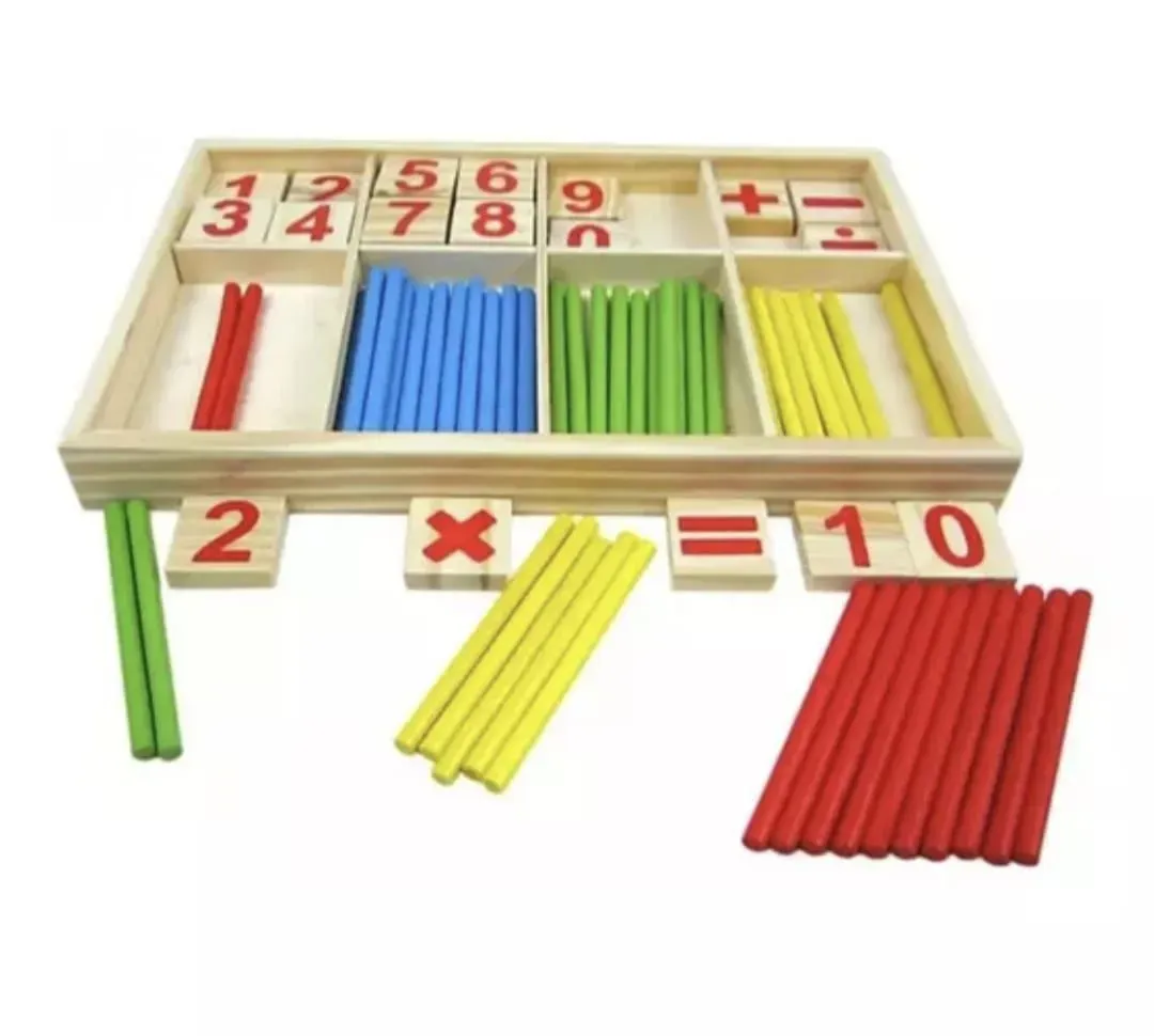 Caja Matemática Madera para Niños