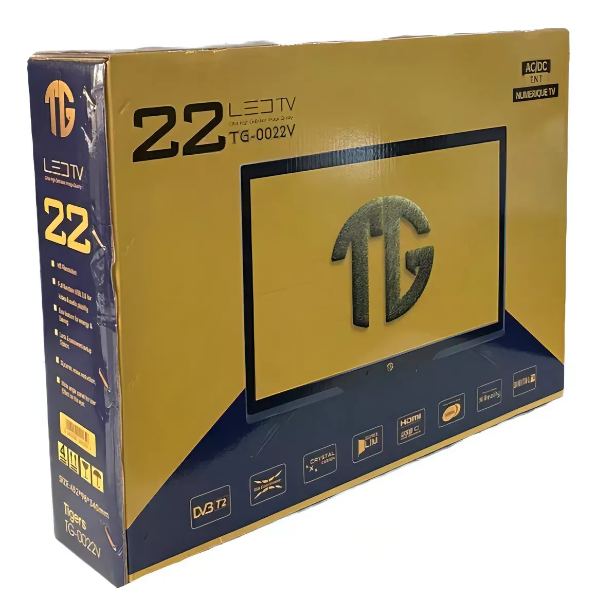 Televisor TG 22 pulgadas + TDT Incorporado + Conexión 110V/12V + Full HD