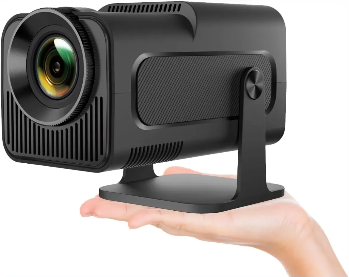 Mini Proyector Inteligente SKLNXAZ con Android 11, Proyector Portátil 4K Full HD, WiFi 6, BT5.2, Pantalla Gigante de 508 cms, Ajuste de 180° y Keystone Automático