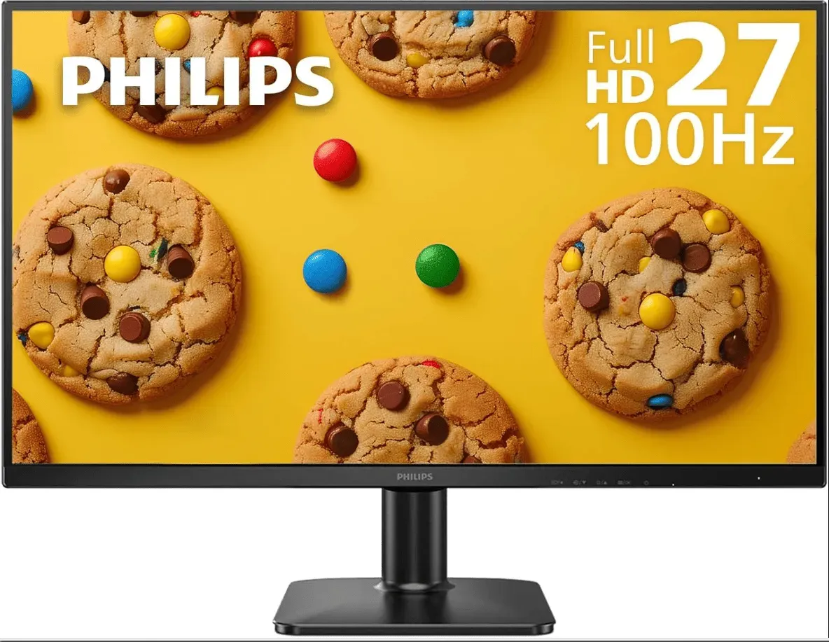 Philips 27E2N1100 - Monitor IPS Full HD de 27 Pulgadas, 100Hz, Cuidado Ocular, HDMI, VGA, VESA, Garantía de 4 Años