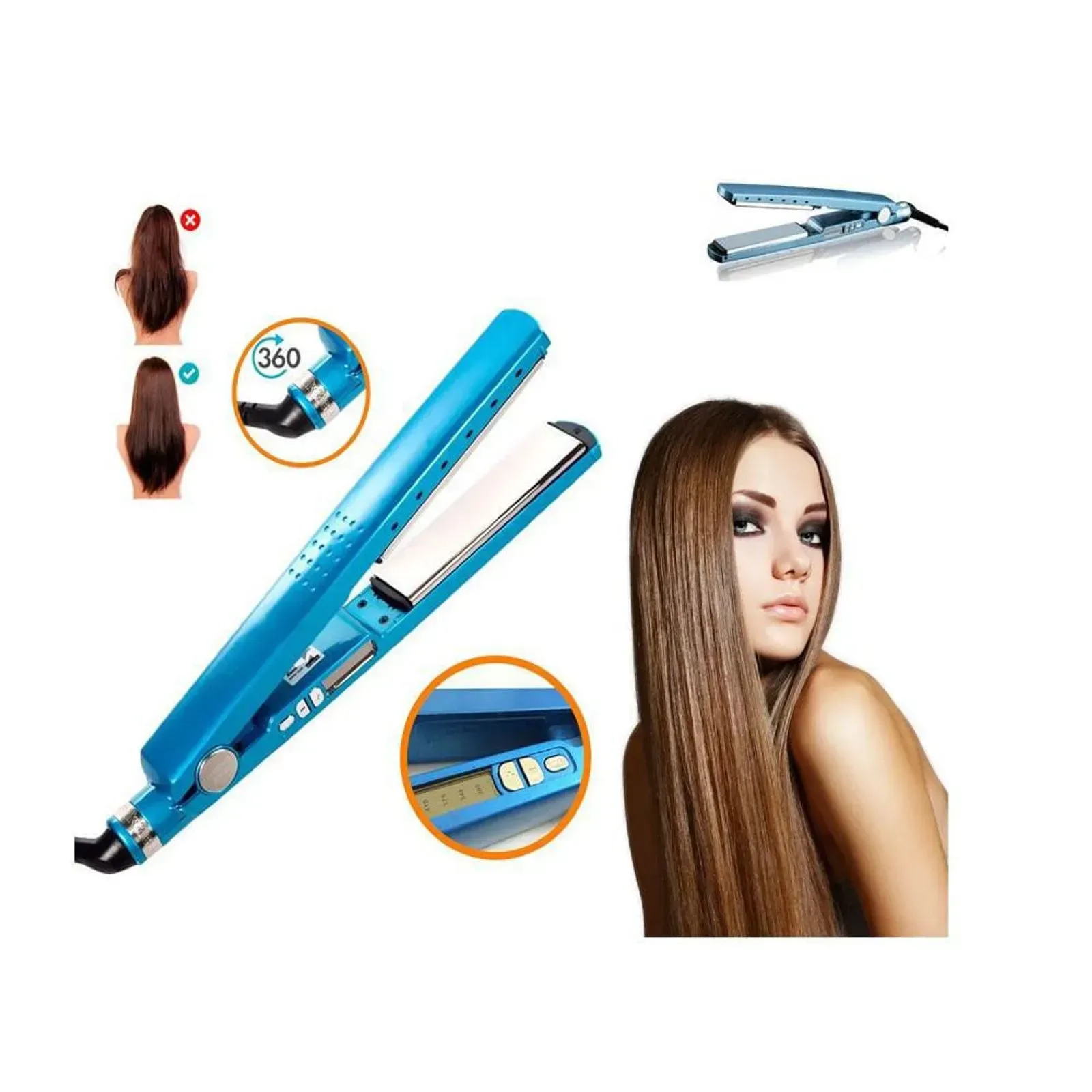 Plancha de cabello Nano Titanium