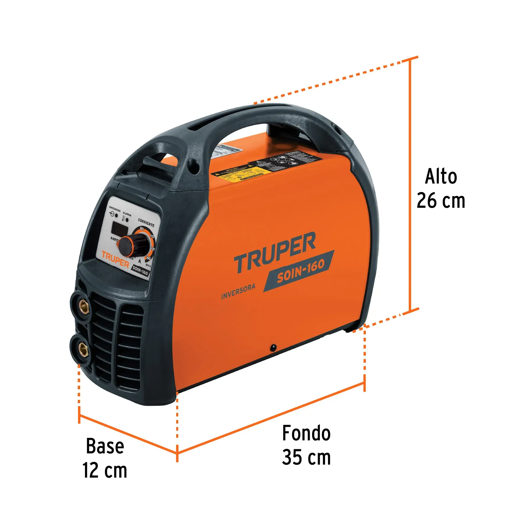 Soldadora Inversora 160A-220V TRUPER