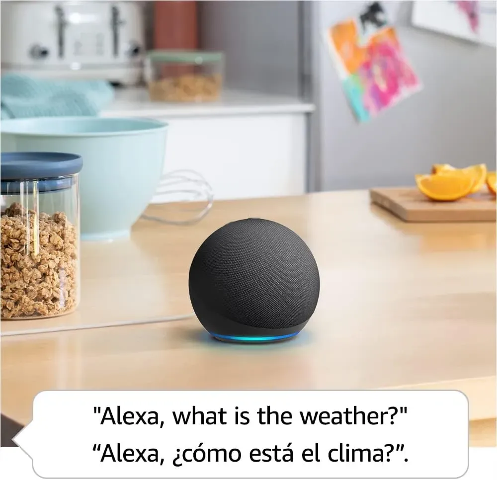 Amazon Echo Dot 5ta Gen Alexa Asistente Virtual Color Negro