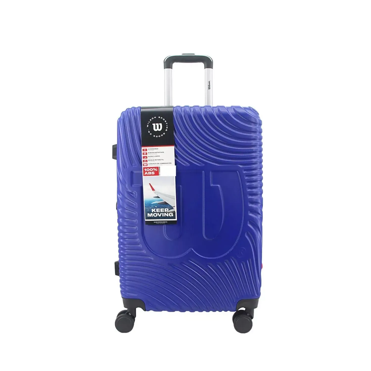 Maleta De Viaje Wilson Tokio 28" Grande 78lt Con Ruedas Azul