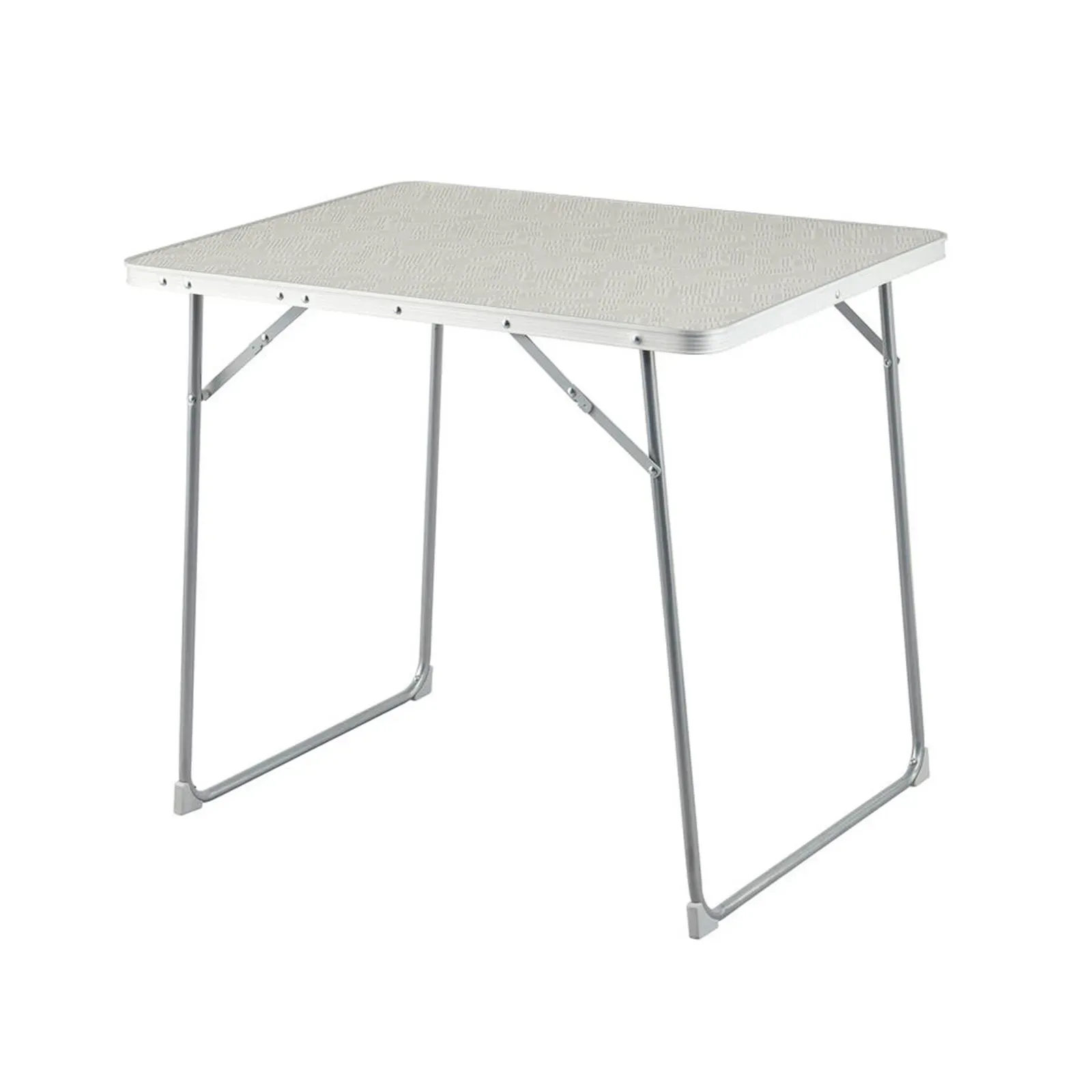 Mesa Plegable Portátil Para Camping Jardín Alluma Color Blanco